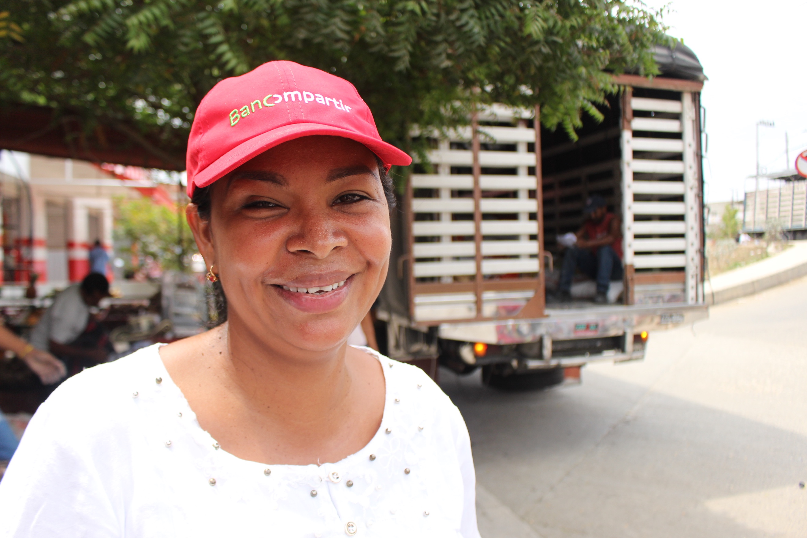 Carmen Cecilia Morales hace parte del programa Soy líder de Bancomparir en Turbaco, Bolívar