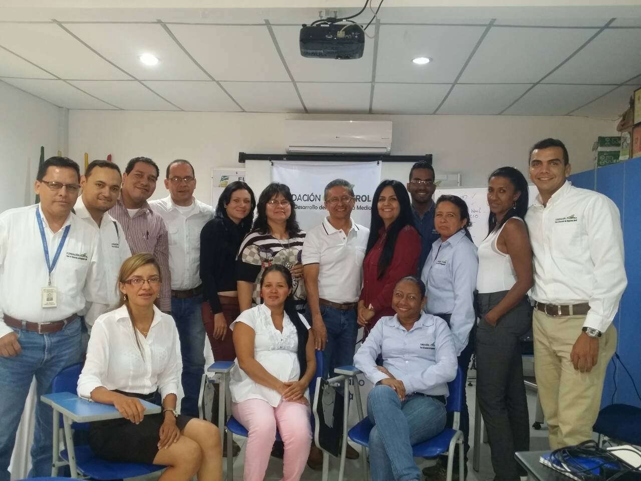 Equipo de la Fundación para el desarrollo del Magdalena Medio 