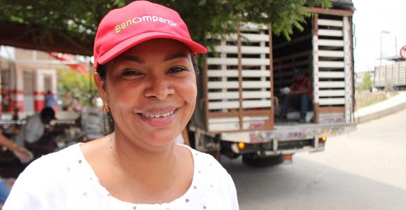  Carmen Cecilia Morales hace parte del programa Soy líder de Bancomparir en Turbaco, Bolívar