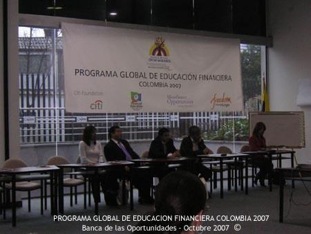 Programa Global de Educación Financiera 2007 – PGEF